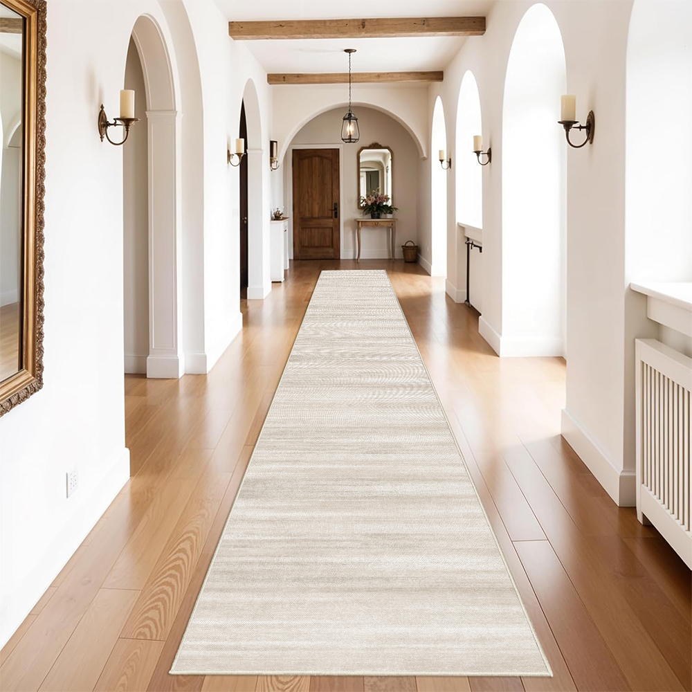 Cloud Loft 초장대 러너 매트 무진 미끄럼방지 사계절 방습 벨벳 초미세섬유 보온성 부드러운 감촉 카페 복도 현관 침대옆 러그 쉬운 관리 세탁기 가능 접힘 가능 황금색 추상 122,010원