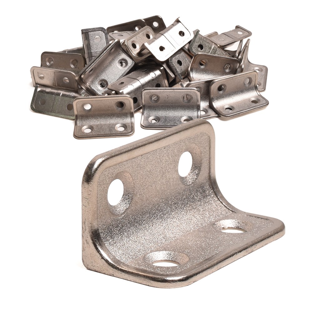 두일기업 다이캐스팅 꺽쇠 40x20 DIY 고정철물 꺽쇠 니켈 100개, 100개 59,370원