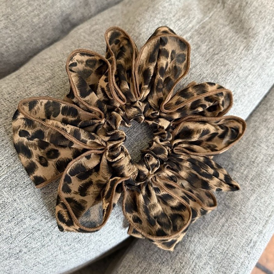 예스마켓 레오파드 호피 빅사이즈 왕 헤어 밴드 곱창끈 머리끈 8,900원