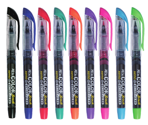 제노칼러 붓팬 9색 세트, 단품 15,150원