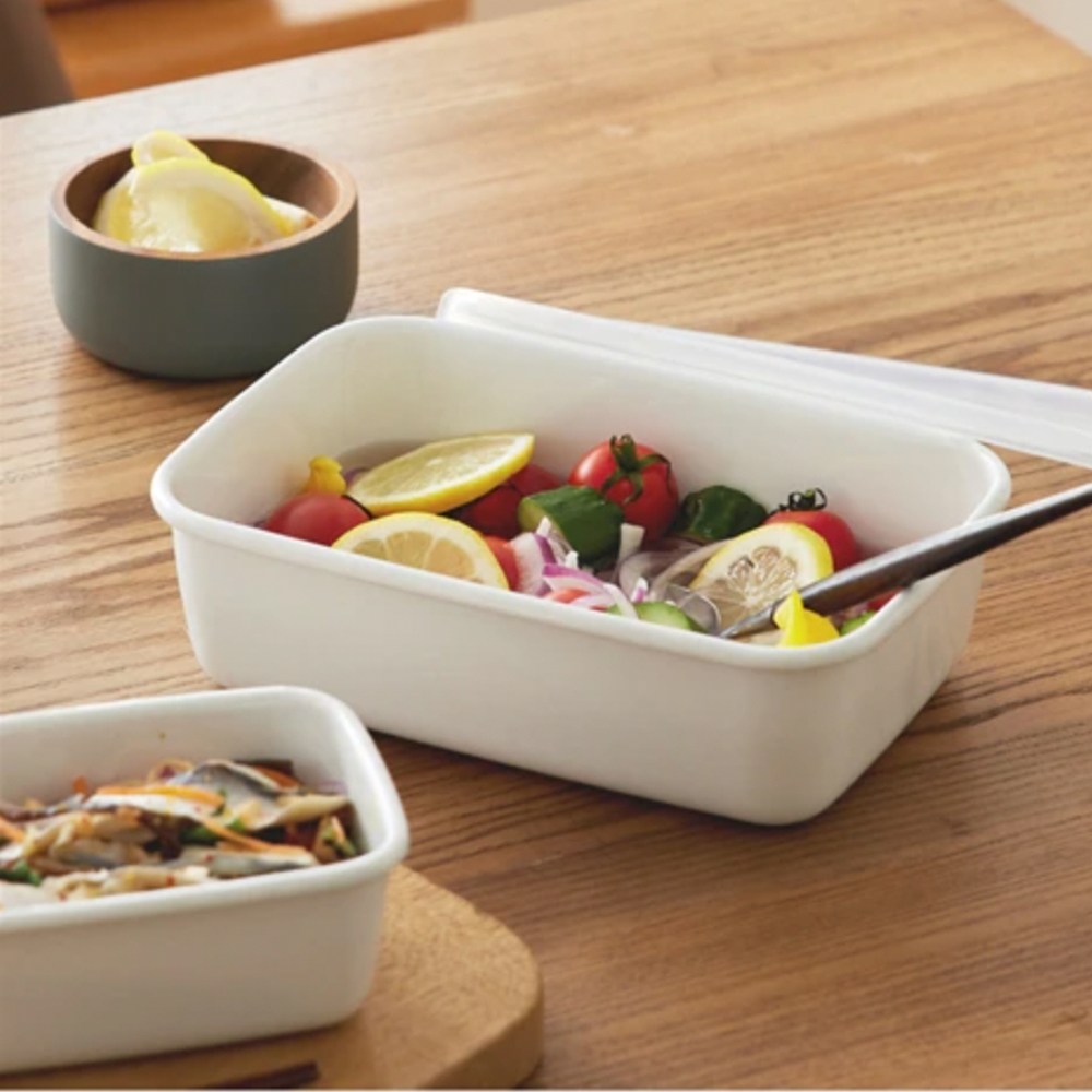 노다호로 법랑찬통 직사각 반찬통, L (22.8*15.5*6.8cm), 1개 33,000원