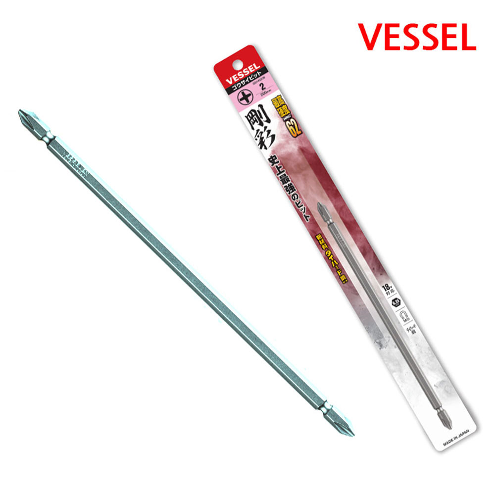 베셀 GS142300 양용 컬러 비트 2 X 300mm 비트날 드라이버 7,090원