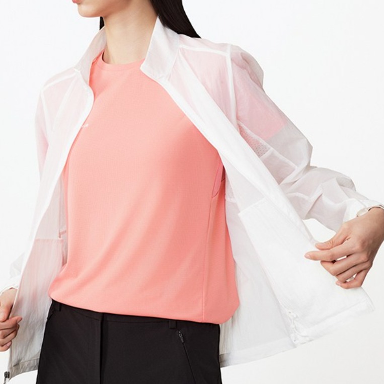 블랙야크 여성 에어 플라이 자켓 나일론 경량 등산 커플 바람막이 1BYJKMU503 79,000원