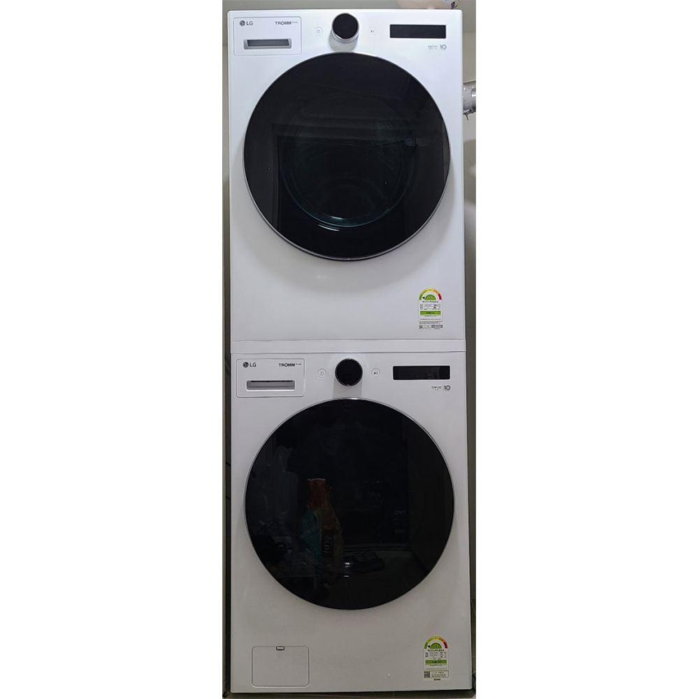 LG전자 트롬 오브제컬렉션 세탁기 + 건조기 + 키트 세트 KX24WS-2WA 24kg + 20kg 방문설치 2,800,000원