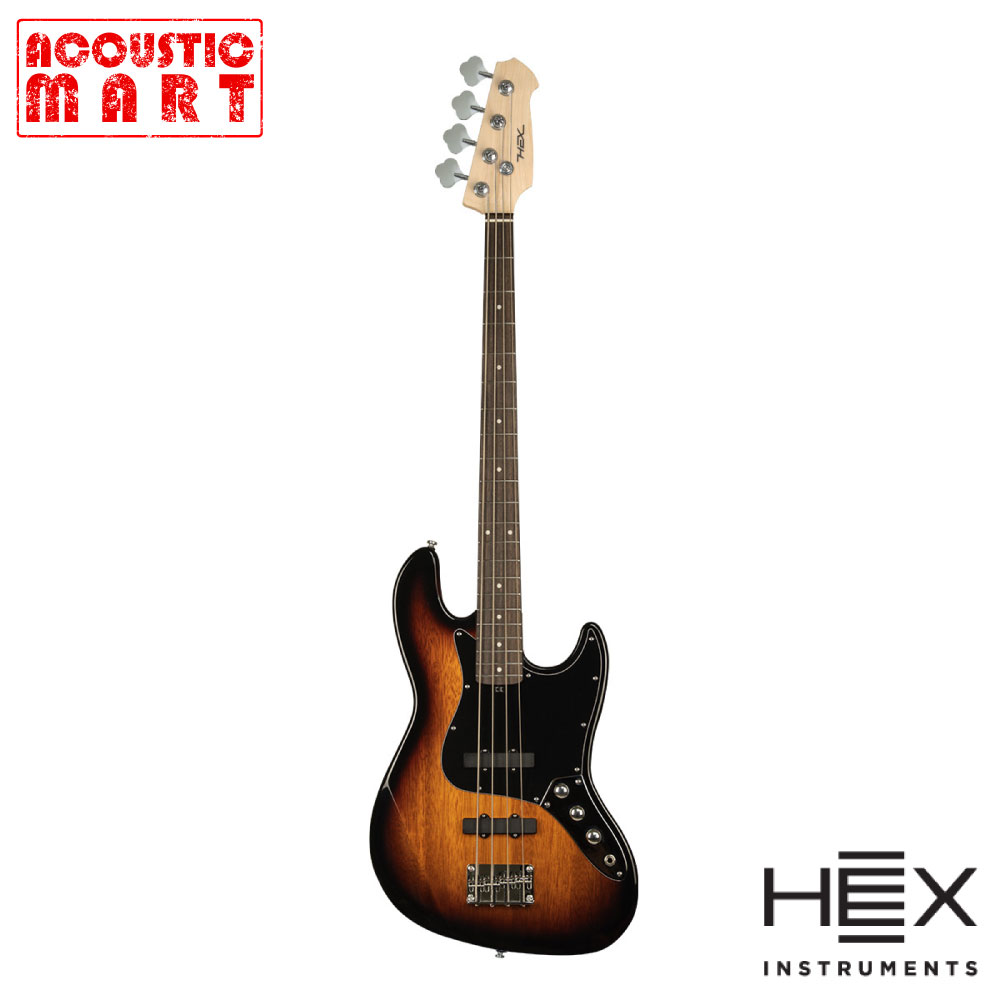헥스 베이스 기타 B100R G/SB 입문용 재즈베이스 썬버스트 유광 색상 310,000원