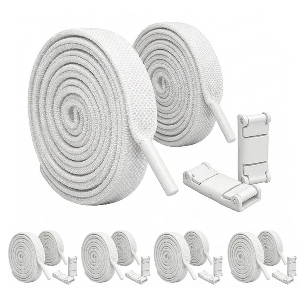 모락 매듭없는 무매듭 탄력 운동화끈 신발끈 + 고정클립 10개 5켤레용 9,900원