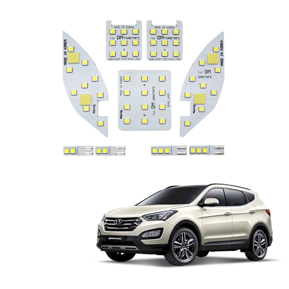 싼타페DM 썬루프형 (2012-2015년형) PCD LED실내등 세트 8,500원