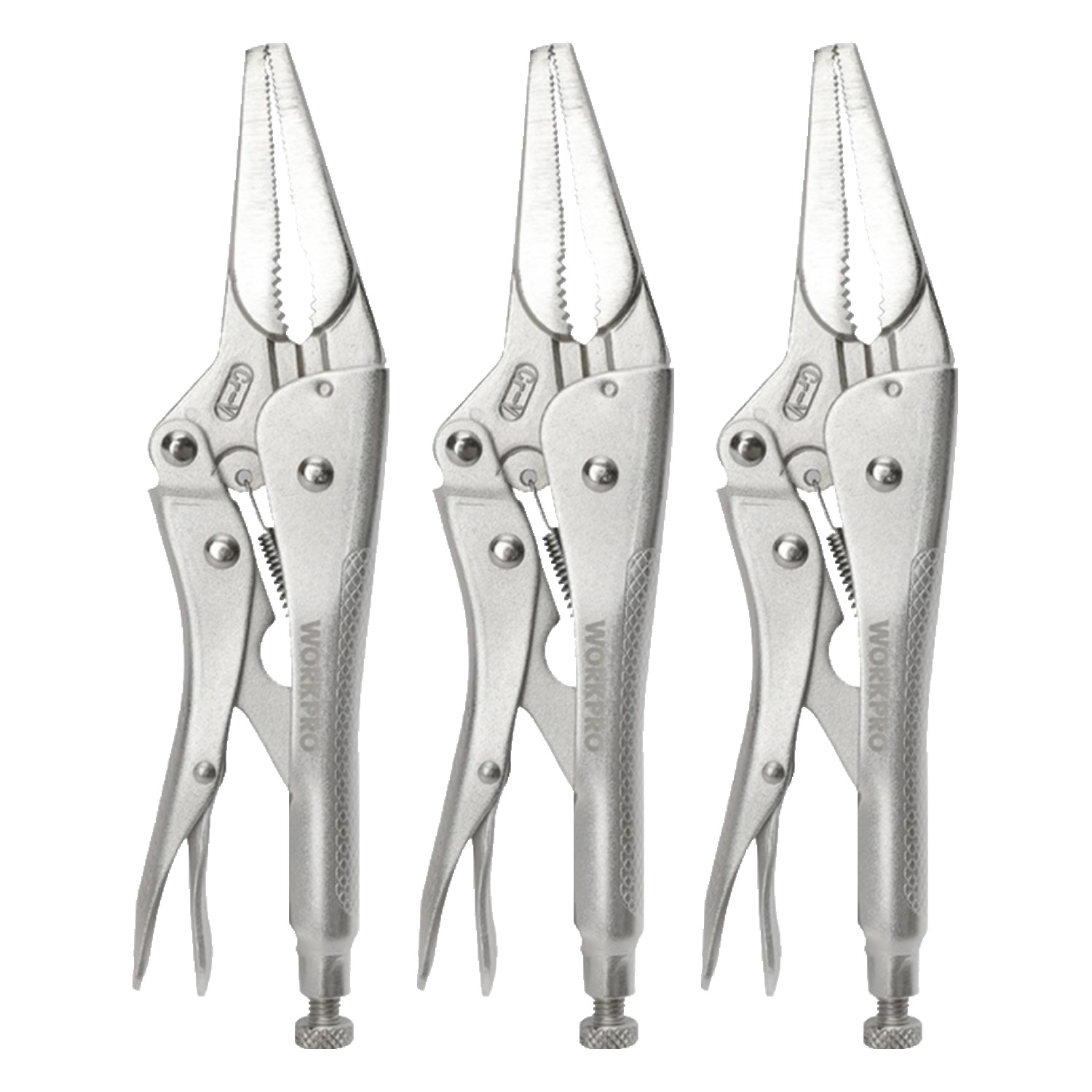 워크프로 롱노우즈바이스그립 165mm WP231051, 3개 24,950원