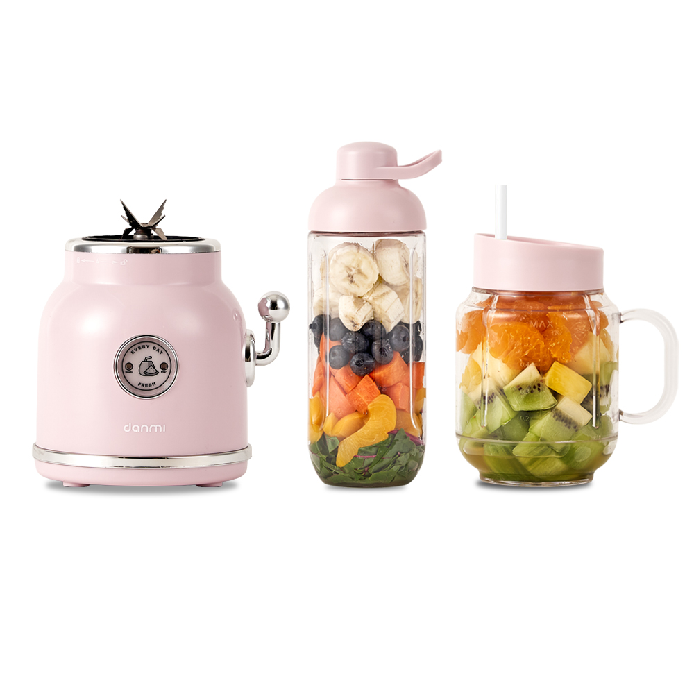 단미 레트로 미니 블렌더 BLS01, BLS01(핑크) 38,900원