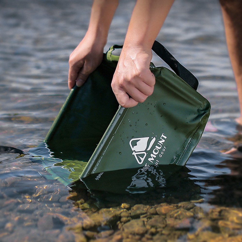캠핑 대용량 접이식 설거지통 바구니 글램핑 낚시 15L 18,000원