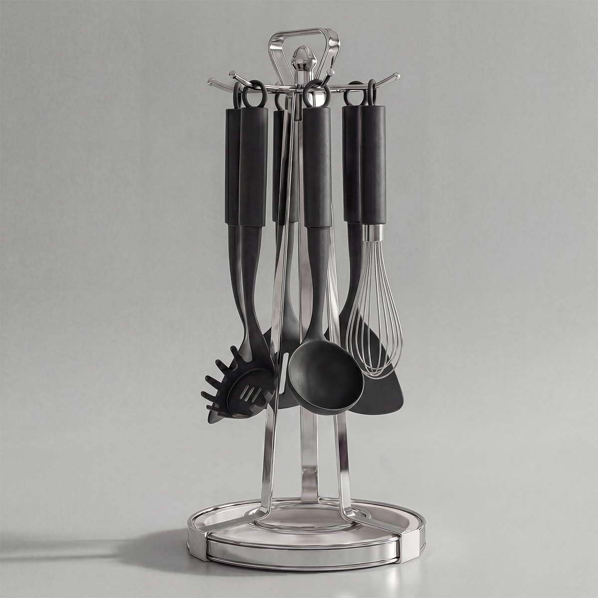 코지티 360도 회전형 스텐 조리도구거치대 걸이, 1개, 실버 16,800원