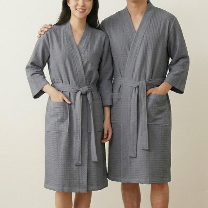 Maison de LAB 프리미엄 호텔 샤워가운, 그레이 / 3XL, 1개 14,960원