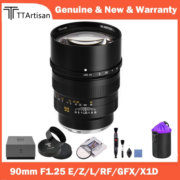 TTArtisan 90mm F1.25 ASPH 풀 페임 카메라 렌즈, 소니 E 니콘 Z 캐논 RF 시그마 파나소닉 루믹스 L 후지 X 1,188,000원