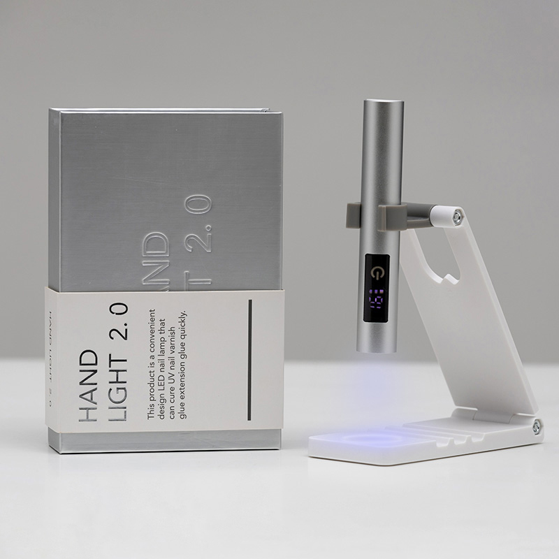 KUKEE 휴대용 미니 젤네일 램프 LED램프 타이밍기능 거치대 세트, 1개, 실버-P11 23,700원