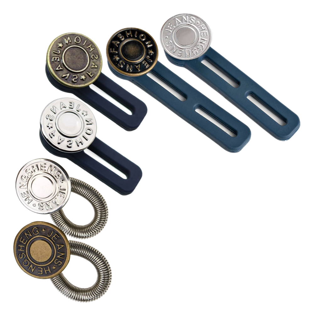 주니니몰 요술단추 바지 허리 늘리기 1단 2종 + 2단 2종 + 스프링 2종 세트 6,900원