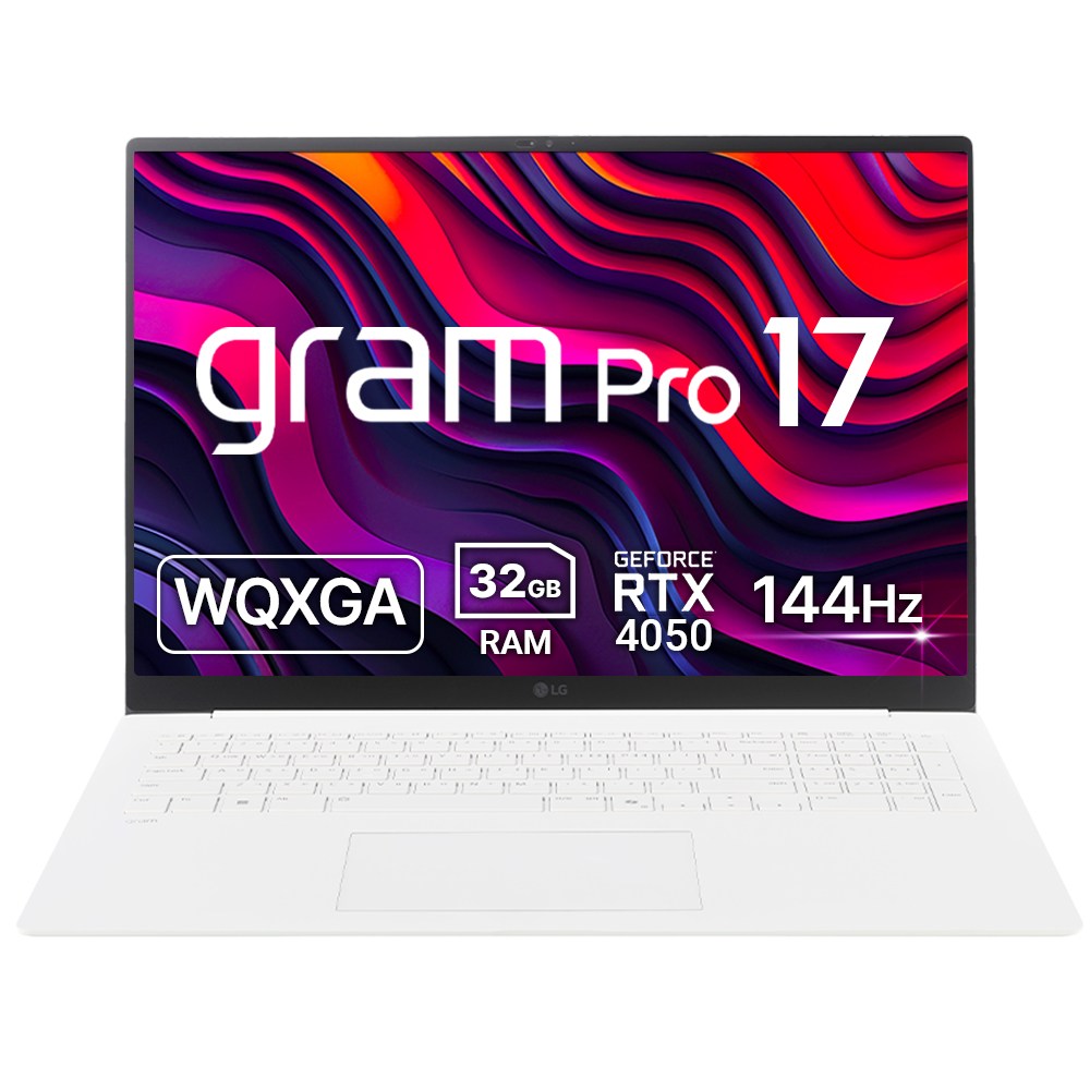 LG전자 2025 그램 프로 17인치 17ZD90TR-SX79K 프리도스 RTX 4050 32GB 초경량 대화면 애로우레이크 인텔 U7 255H 직장인 대학생 고성능 게이밍 노트북 3,537,000원