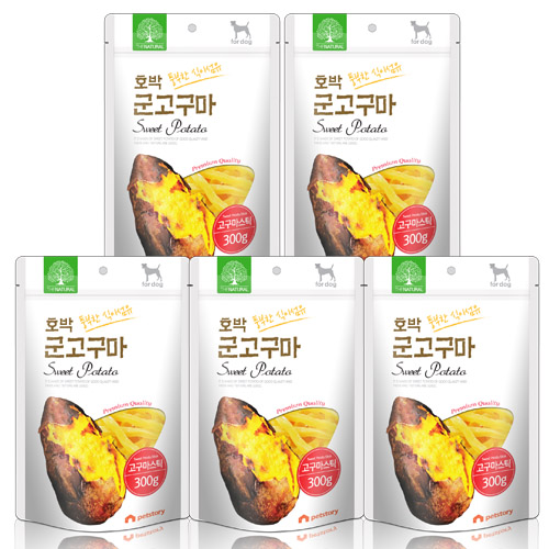 더내추럴 반려동물 스틱 간식, 5개, 300g, 혼합맛(호박/고구마) 16,900원