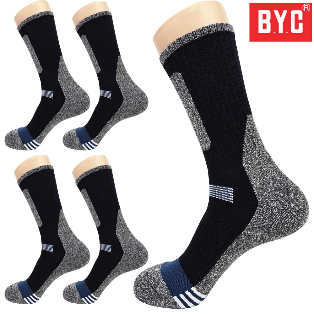 BYC 남성 쿠션 장목 등산양말 5켤레 14,500원