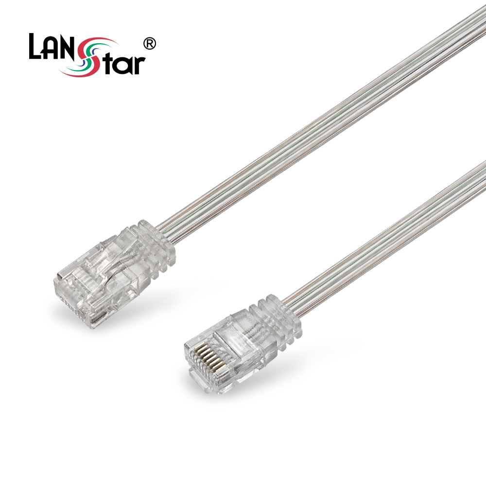 (LANStar) 랜스타 CAT.6 UTP 투명 평면케이블 1M (LS-FT6U1M) 1,200원
