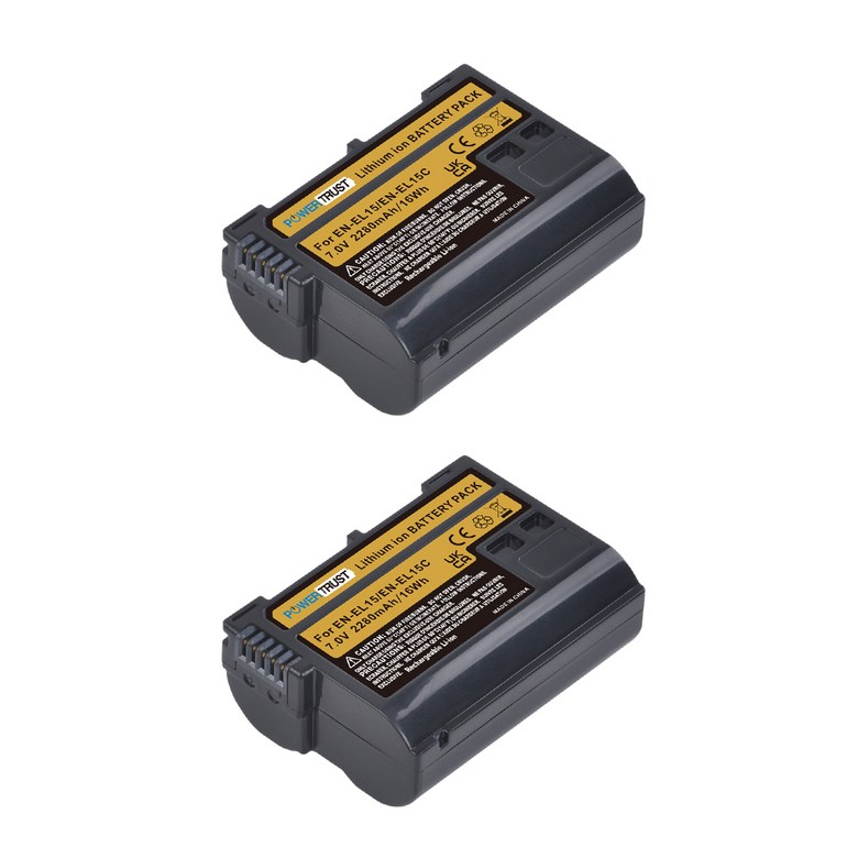 호환 Batmax 2280mAh EN-EL15C Bateria 배터리 + 니콘 Z5Z6Z6 iiZ6 iiiZ7Z7iiZ8ZFD600D610D800D810D850용 L 33,200원