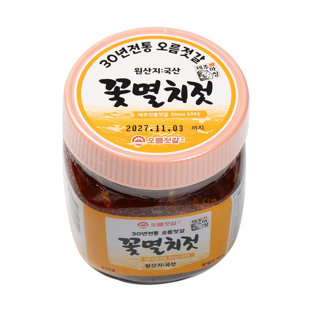 삼다몰 제주 오름젓갈 꽃멸치젓, 2개, 430g 36,000원