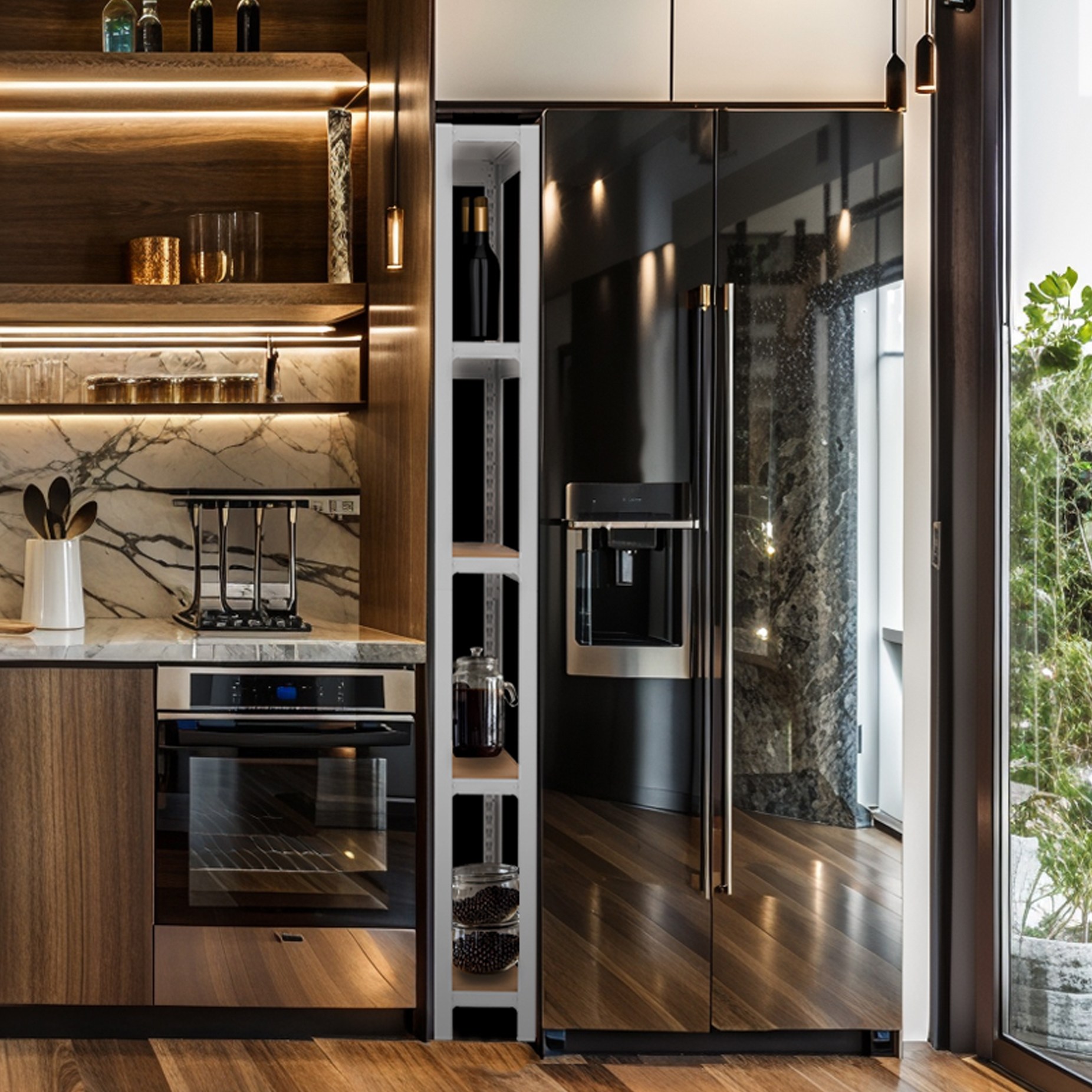 스피드랙 홈던트하우스 틈새 선반 가로 300mm 모음 무볼트 조립식 틈새장 철제 선반 62,000원