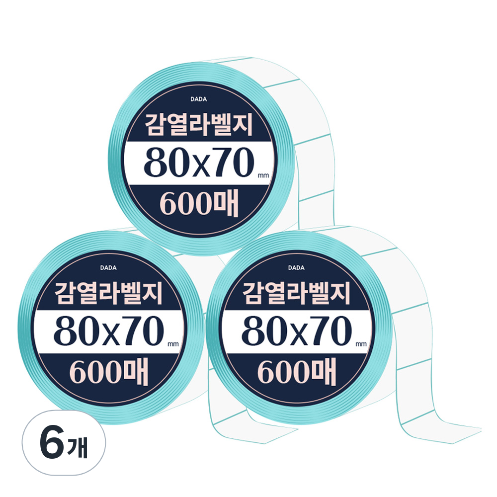다다 감열라벨 600매 36,800원