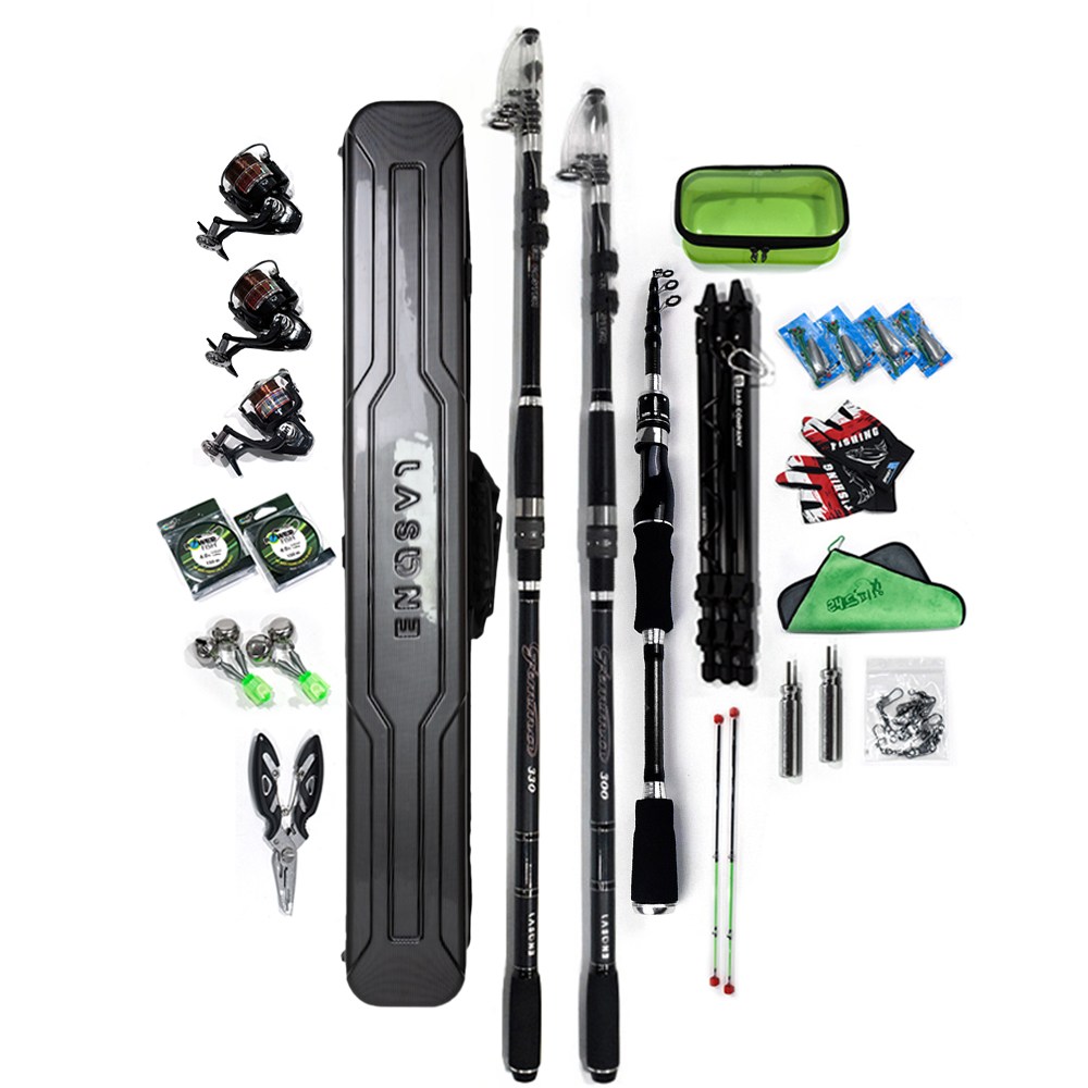 FTV 홈쇼핑 라스원 올인원 LED 18종 원투낚시대 세트 198,000원