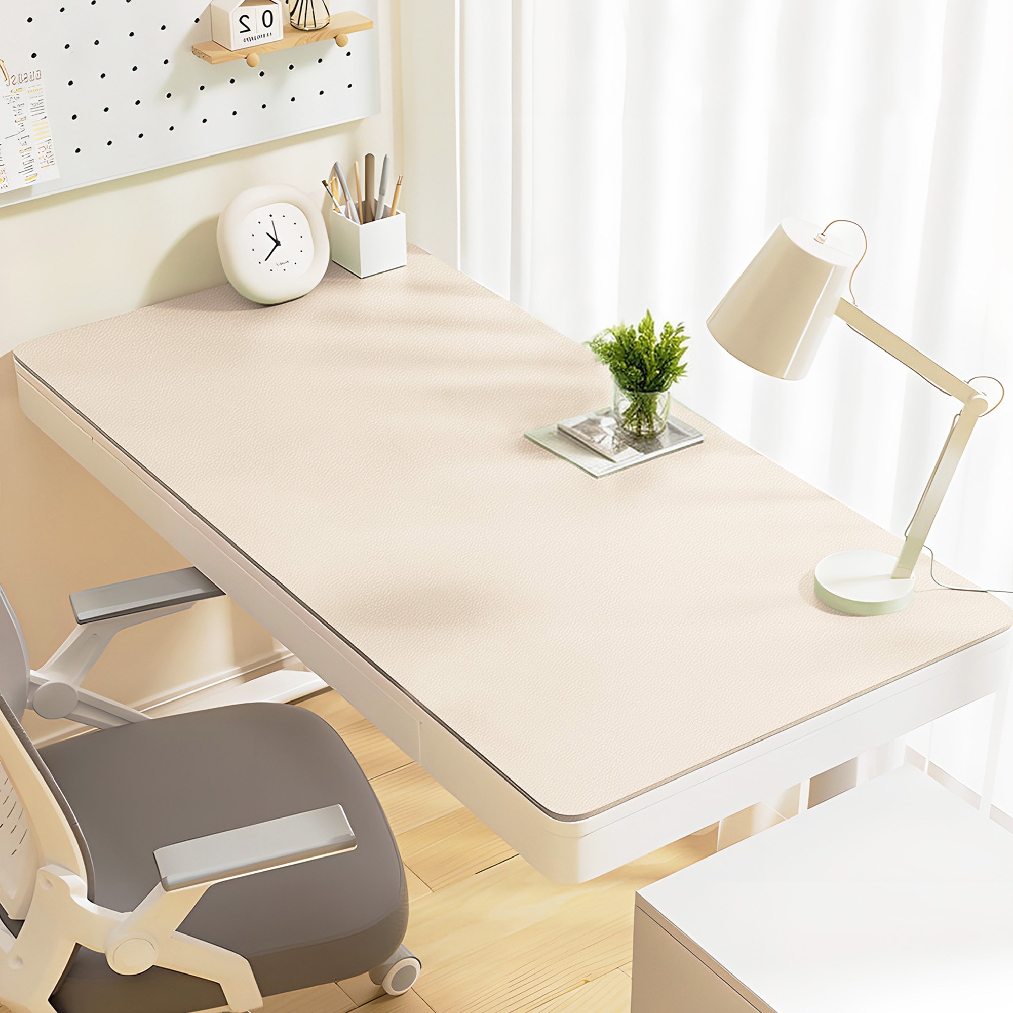 오피스프렌즈 미끄럼 방지 데스크 매트 깨끗한 책상보호 매트, 크림 아이보리 8,900원