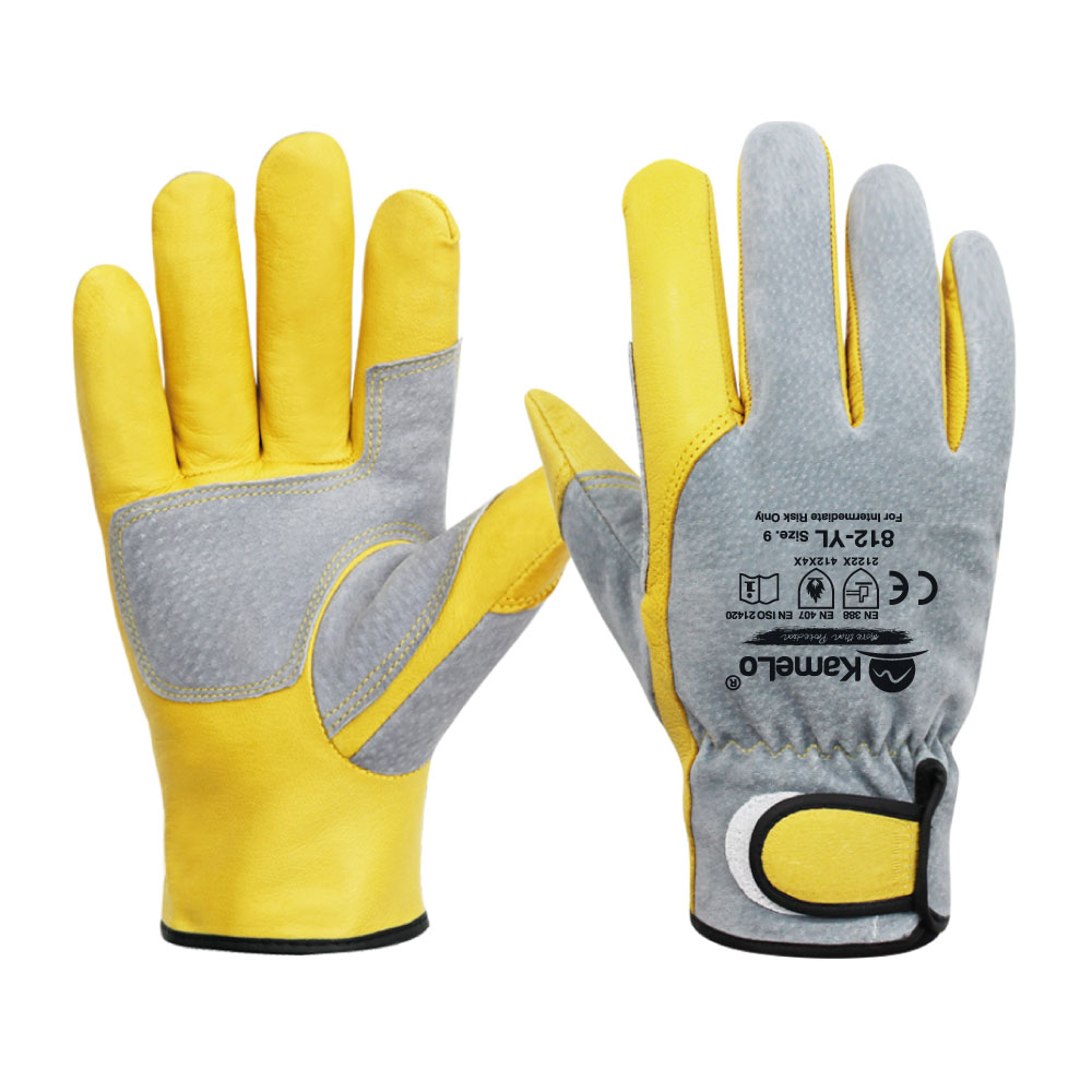 카멜로 알곤 용접 장갑 812-YL, 1세트, 옐로우 9,200원