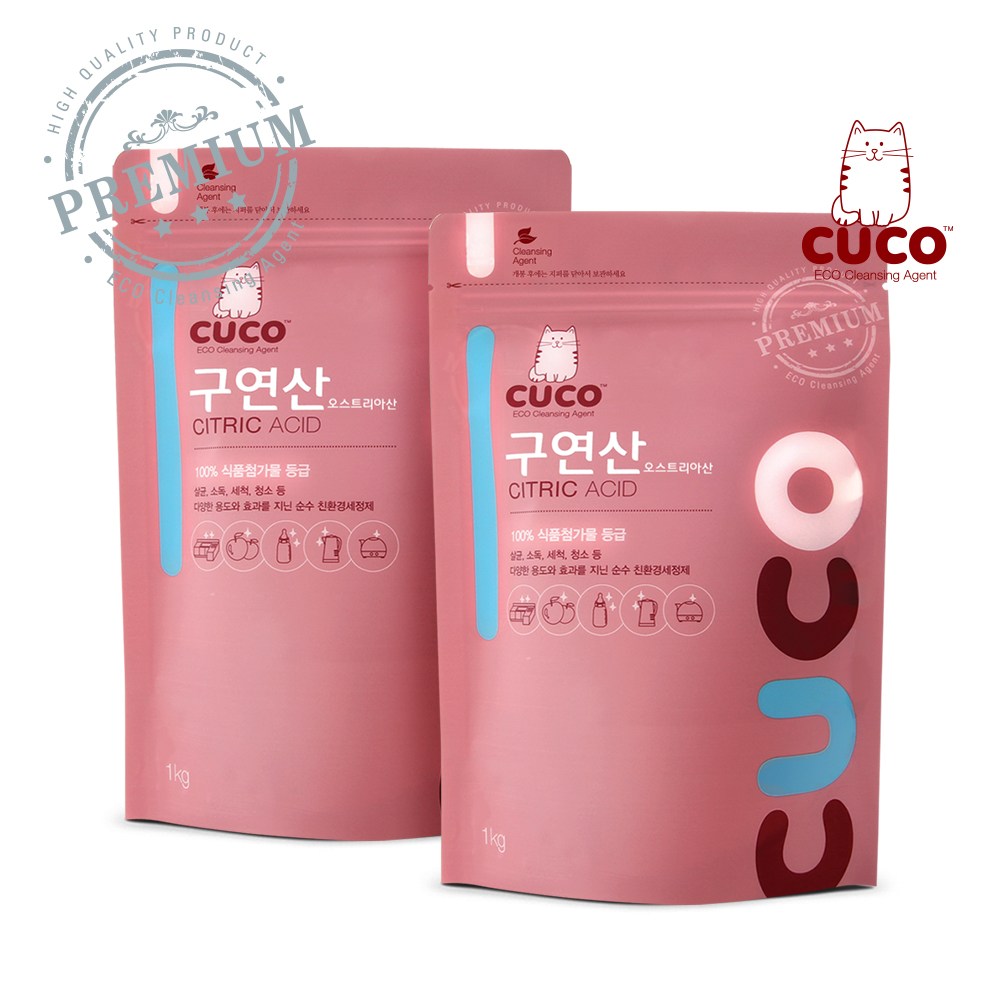 한내음 CUCO 구연산 1kg 프리미엄 오스트리아산 가습기 세척 청소 섬유유연제 11,910원