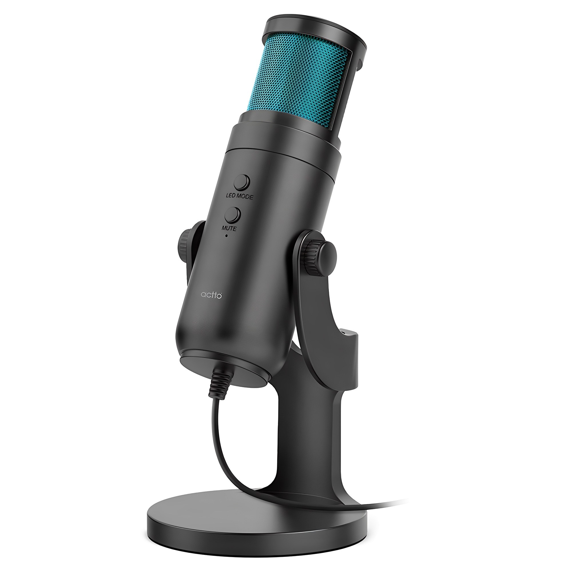 엑토 유선 각도 조절되는 RGB LED 스탠드 마이크 14,670원