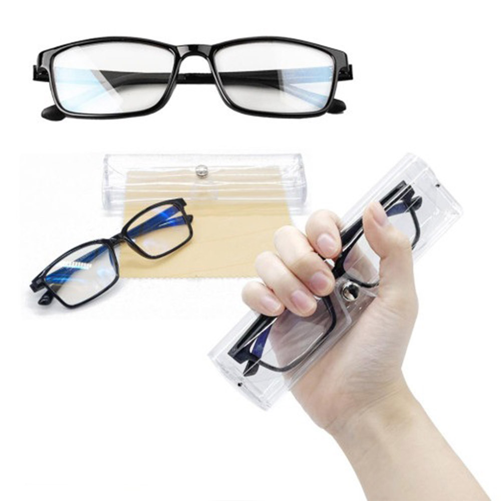 블루라이트차단 휴대용 노안 초경량 검정 뿔테 안경테(케이스+닦이포함) 8,800원