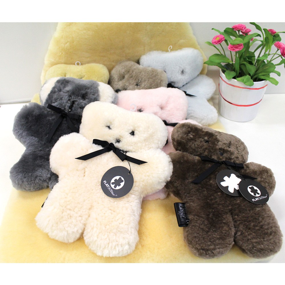 플랫아웃베어 Flatout Bear 납작곰 애착인형 베이비 라지 - 호주양모 인형 53,900원
