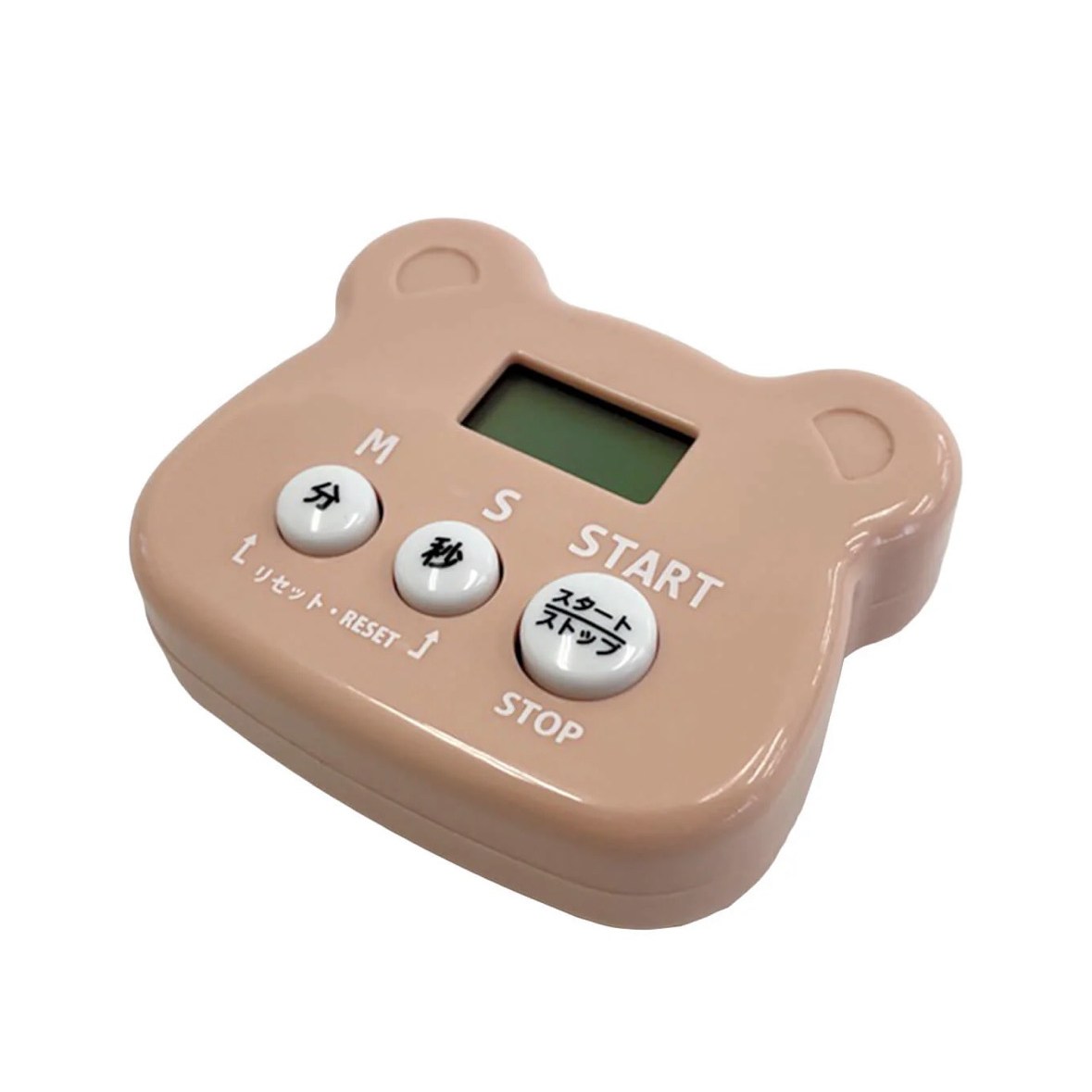 귀여운 곰돌이 키친타이머 마그네트부착식 공부스톱워치 공부타이머 쿠킹타이머 2종 건전지포함, 1개, 핑크 6,400원