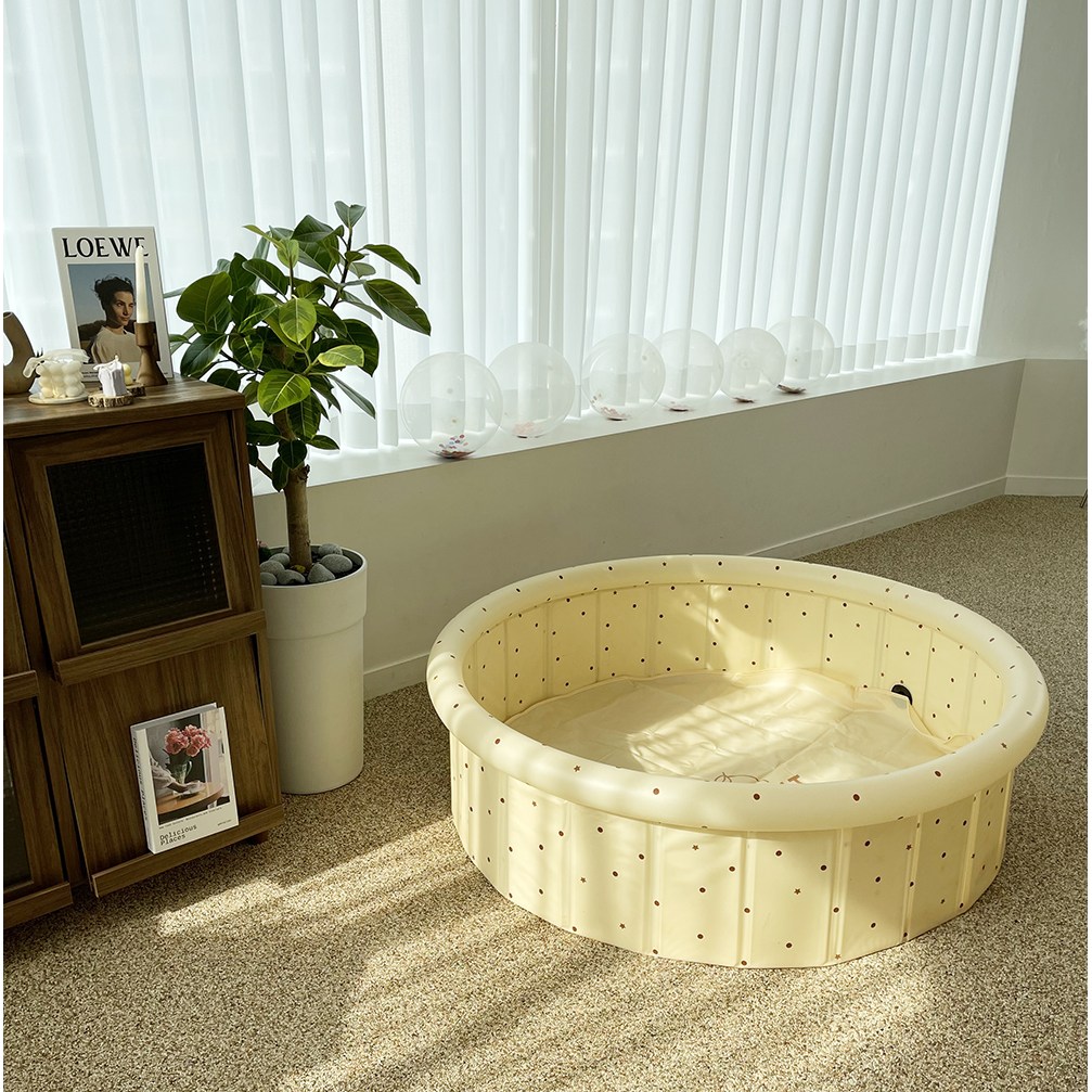 베베킷 플레이 매트 아기 볼풀장 촉감 오감놀이 접이식 수영장 물놀이 M 41,900원