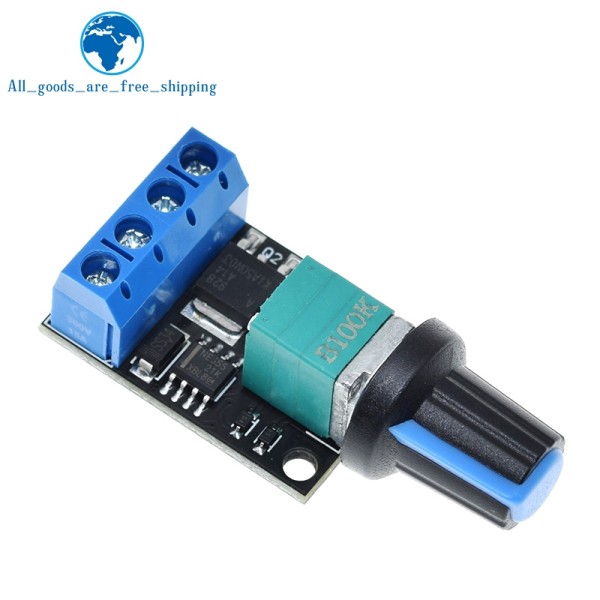 1/3PCS 5V 12V 10A 전압 조정기 PWM DC 모터 속도 컨트롤러 거버너 무단 조절기 LED 조광기 전원 9,100원