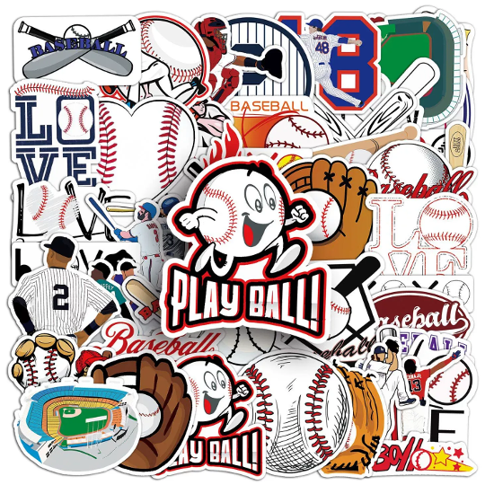 야구 스티커 방수스티커 다꾸 폰꾸 꾸미기스티커, 1개, 50종 6,600원