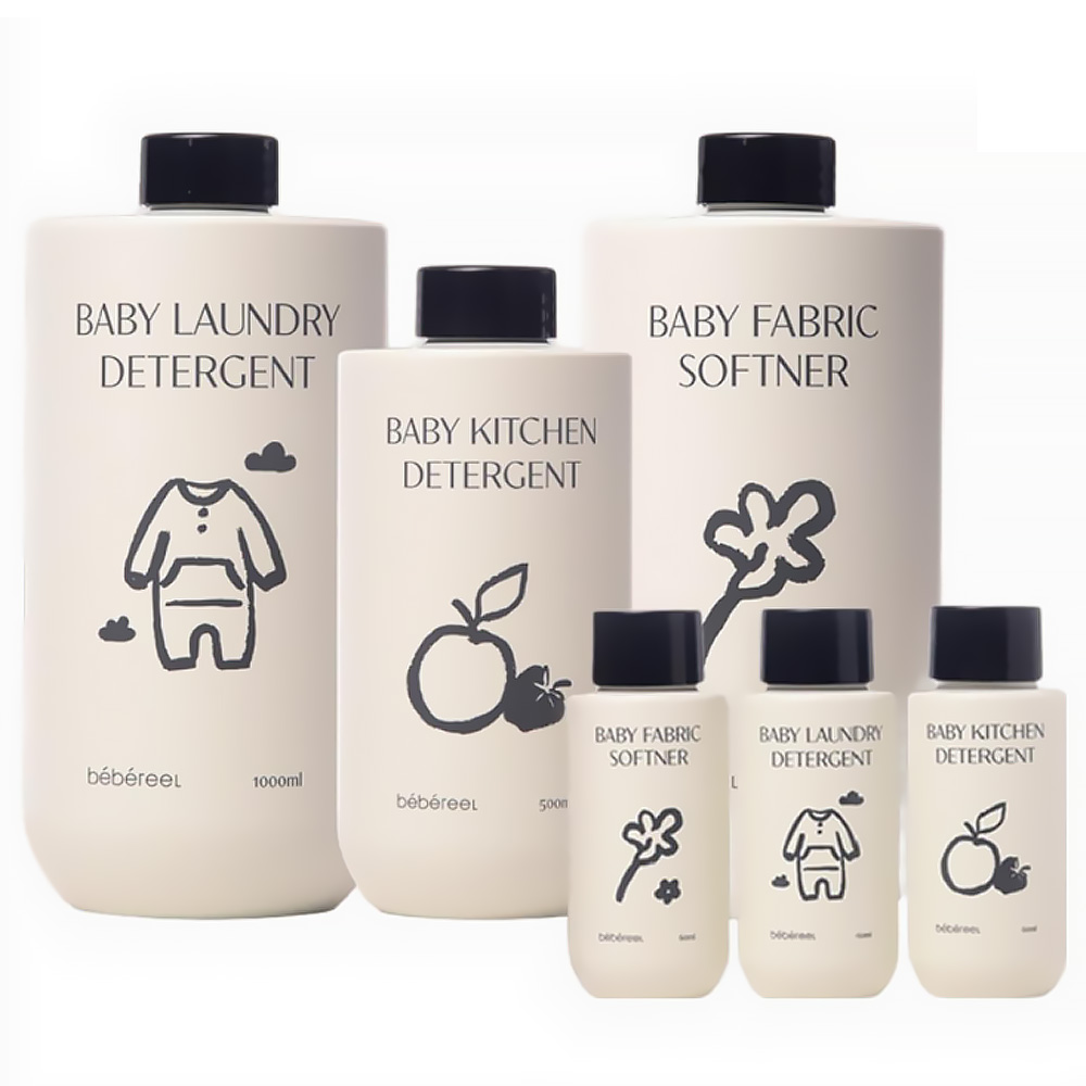 베베르엘 유아 젖병세정제 리빙케어3종패키지, 1세트, 2.5L 101,500원