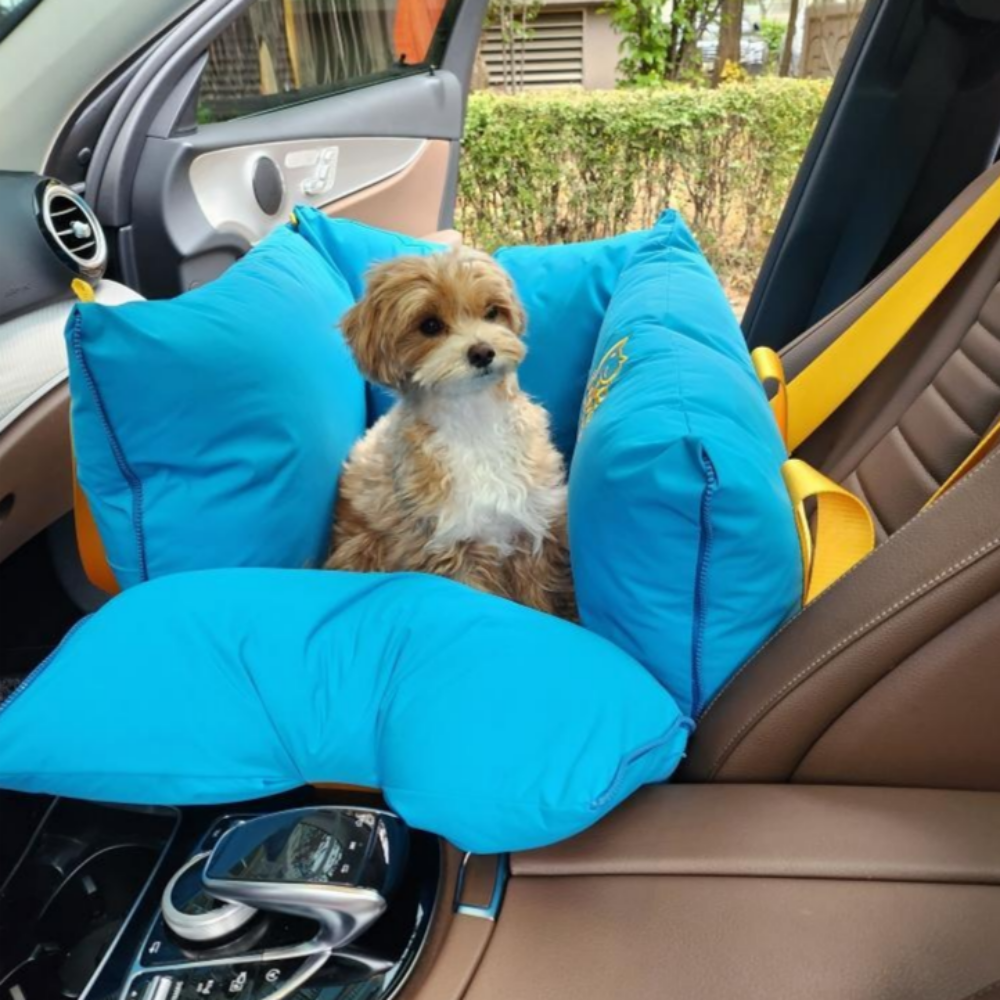 [스윗테일] 핸드메이드 강아지카시트 아쿠아블루 미디엄, 1개 119,550원