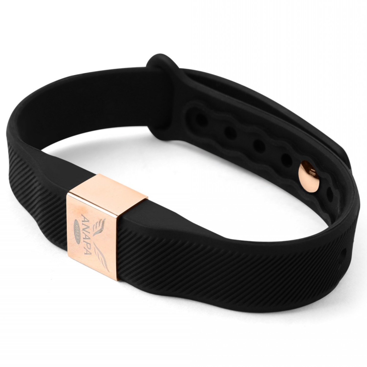 아나파 미세전류 스포츠 실리콘 건강 팔찌 (블랙, 화이트, 핑크) 128,000원