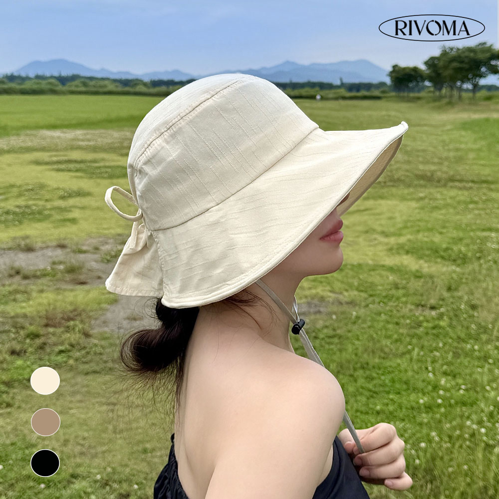 리보마 챙넓은 햇빛가리개 버킷햇 벙거지 턱끈 모자 16,900원