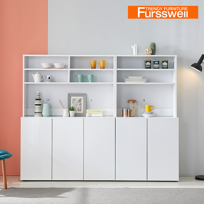 퍼스웰 리즈 LPM코팅 2000 주방수납장 풀세트(SG_133), 멀바우 348,000원