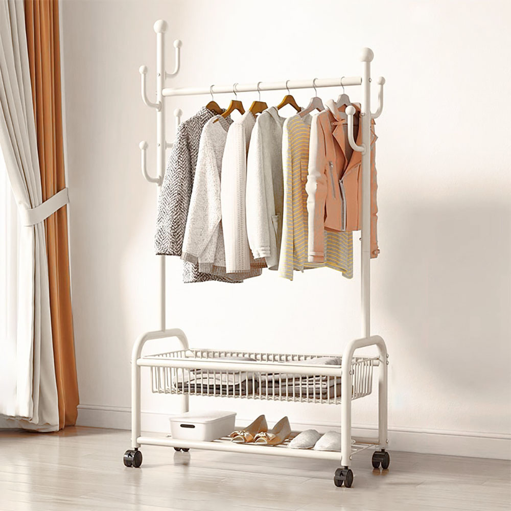 가구느낌 홈즈행거 800 철제 스탠드 이동식 2단 30,900원