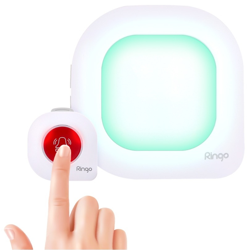 [링고벨] 장거리 무선도어벨 차임벨 음성안내 LED불빛 초인등 초인종, 1세트 154,000원