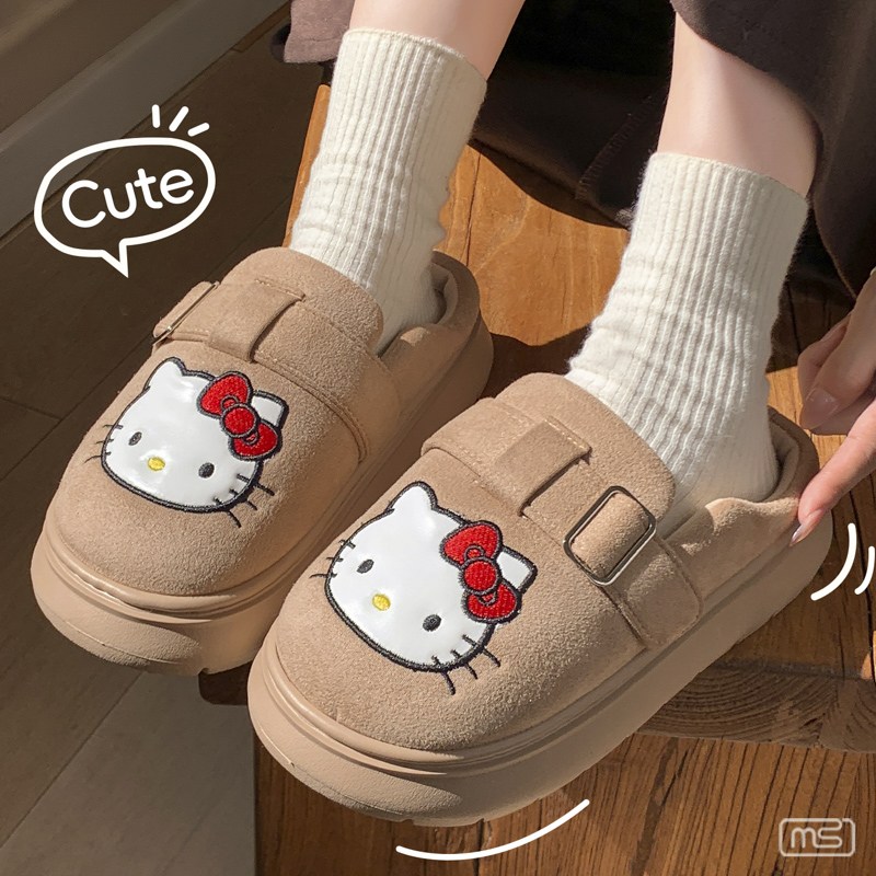 다나에 헬로키티 공식 라이선스 여성 겨울 기모 EVA 미끄럼 방지 털슬리퍼 +Integrated International Trade Co. Ltd 머리핀 17,900원