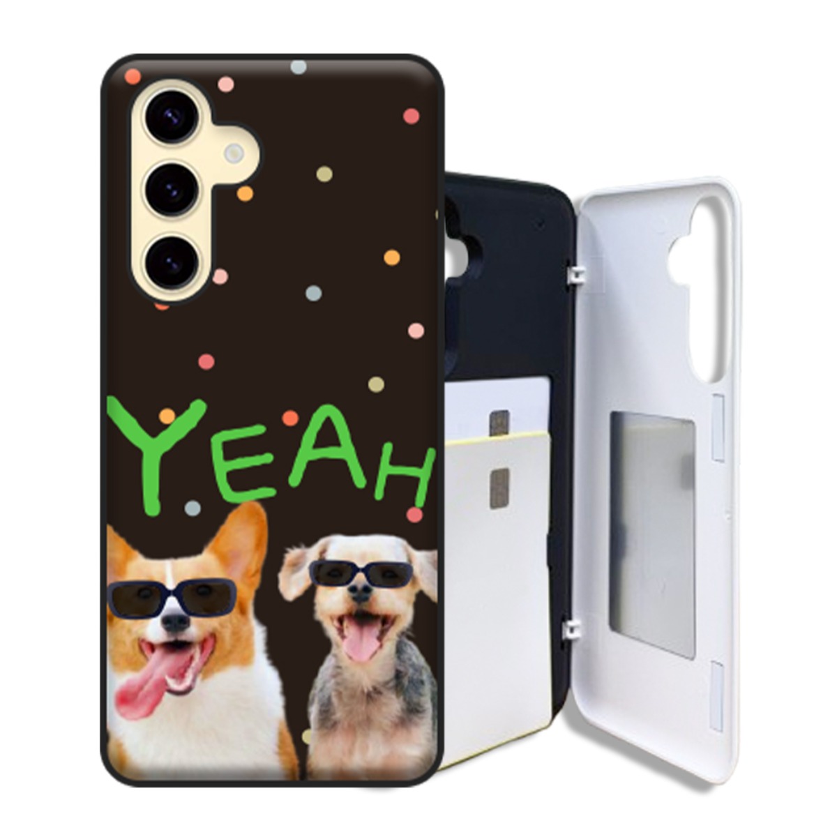 휘케이스 시크애니멀 갤럭시 S24시리즈 카드 2장 수납 마그네틱 도어범퍼 케이스 17,900원