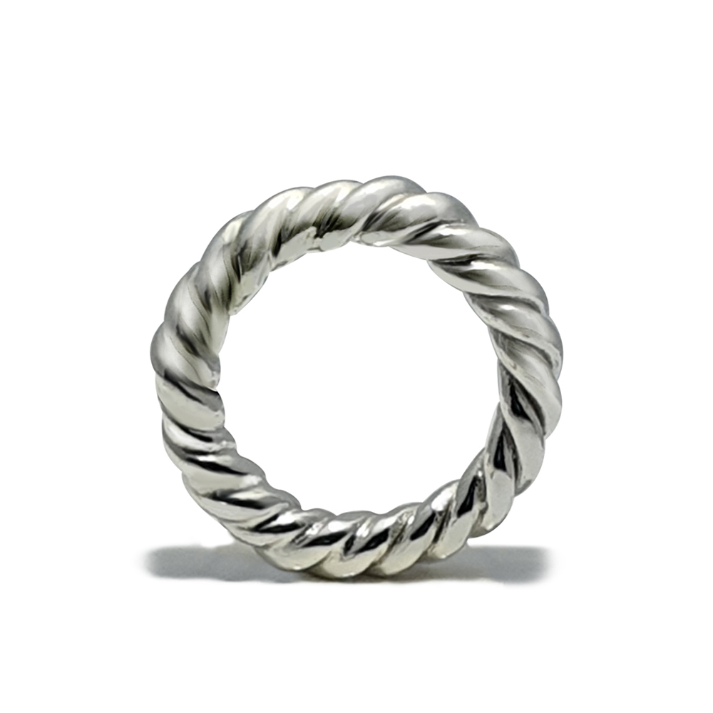 주얼리랩 925실버 포인트 두꺼운 꼬임은반지 209,000원