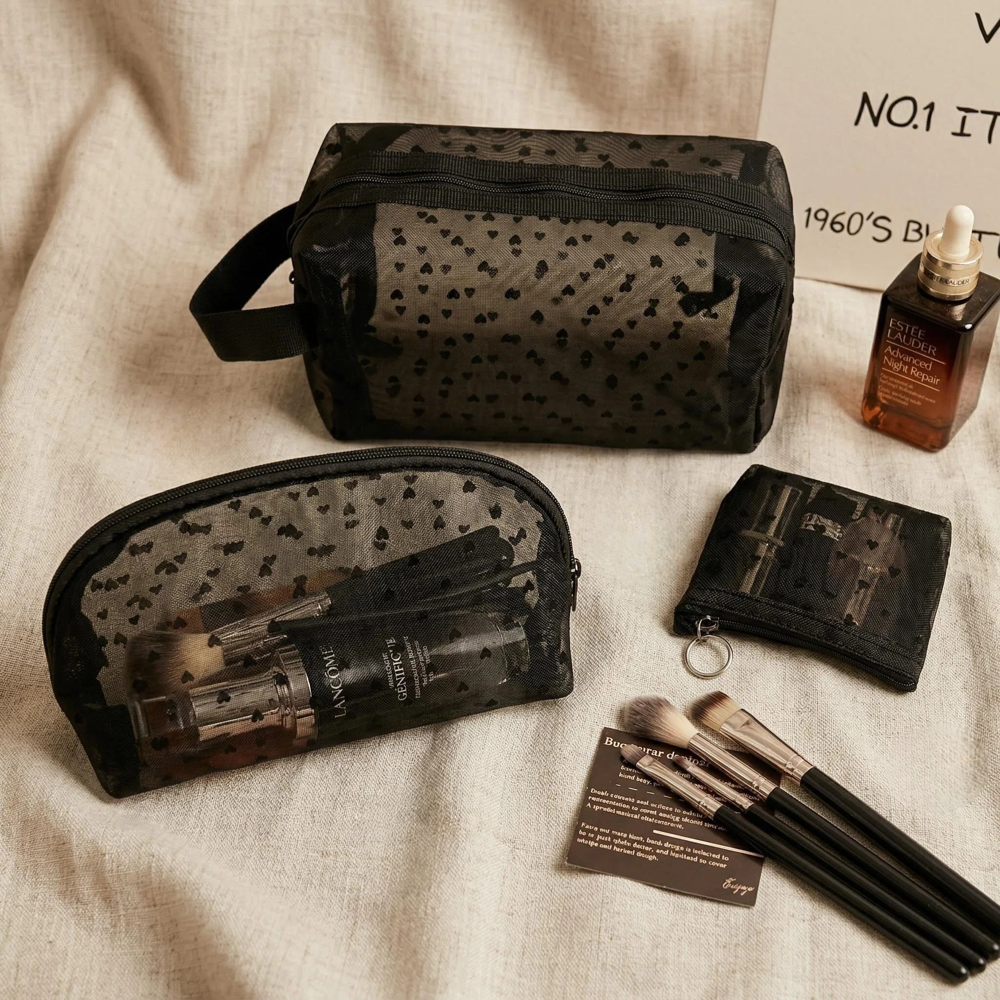 아이실린 메쉬 화장품 파우치 3종 세트 9,250원