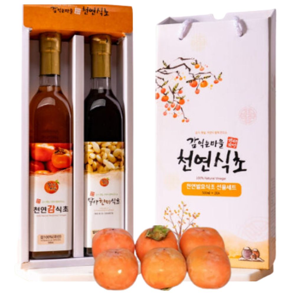 감식초 발아 현미식초 500ml 2개 선물세트 항아리 7년 숙성 천연 식초 전통 자연 발효 자연침전, 500ml, 1세트 57,900원